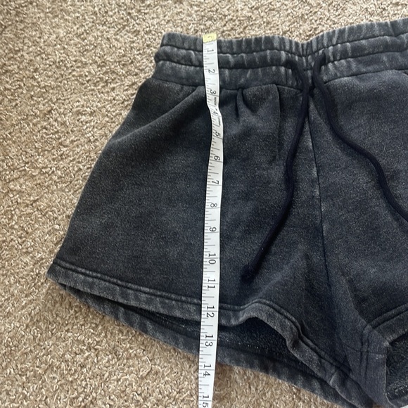 3/$10 Forever 21 Gray Black High Waisted Drawstring Shorts - Picture 7 of 7